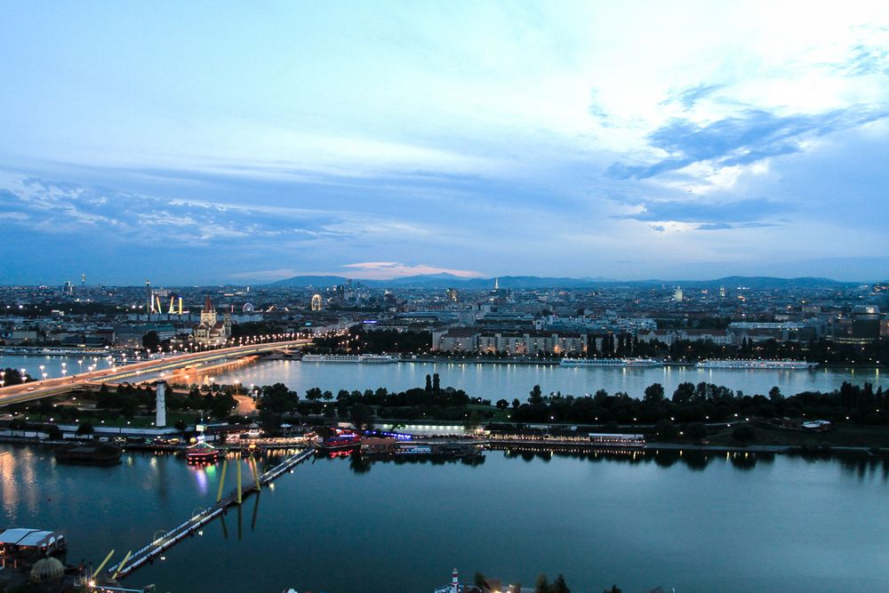 Pano von Wolke 26 von der Platte Donau Archiv