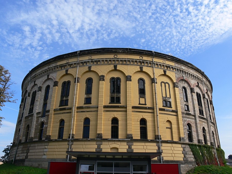 " Panometer " in historischem Gasometer