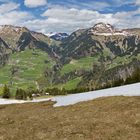 Panorama 2021-05-15 Großes Walsertal - Teilbereich / Schneegrenze