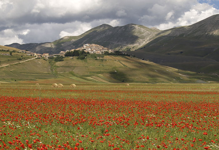 panorama a Castelluccio-umbria