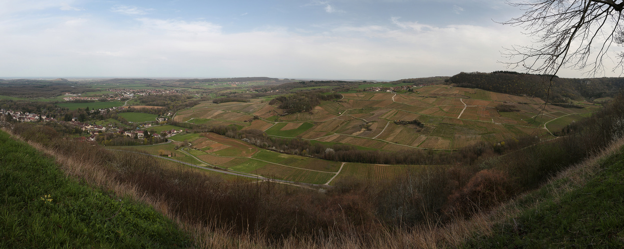 Panorama à Chateau Chalon