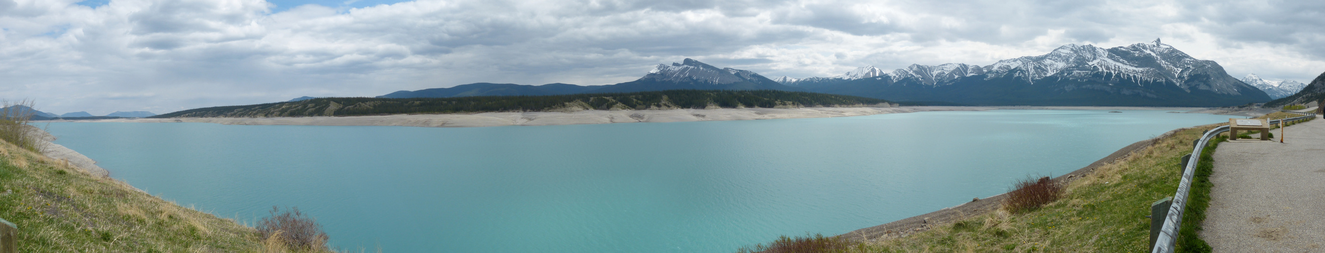 Panorama Abraham-Lake, AB, Canada