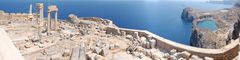 Panorama Akropolis von Lindos