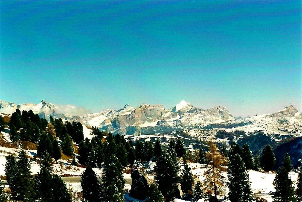 Panorama al Passo Sella