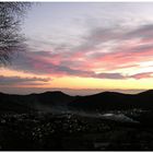 Panorama al tramonto