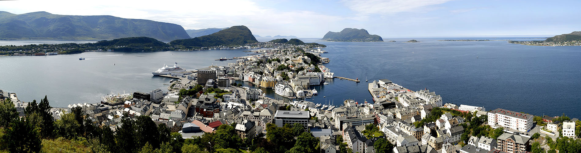 Panorama Alesund ( Norwegen )