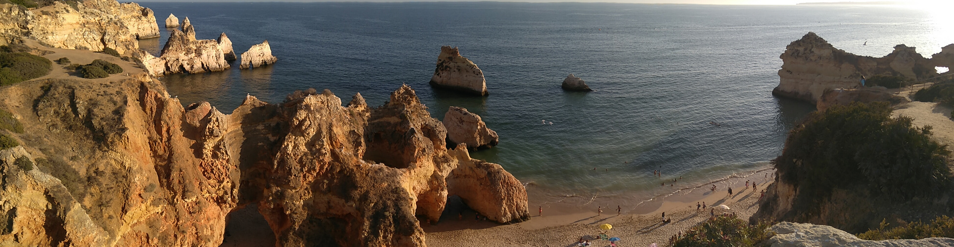 Panorama Algarve Strand u. Felsen - Praia da Prainha