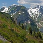 Panorama Alpsteinmassiv mit Altmann