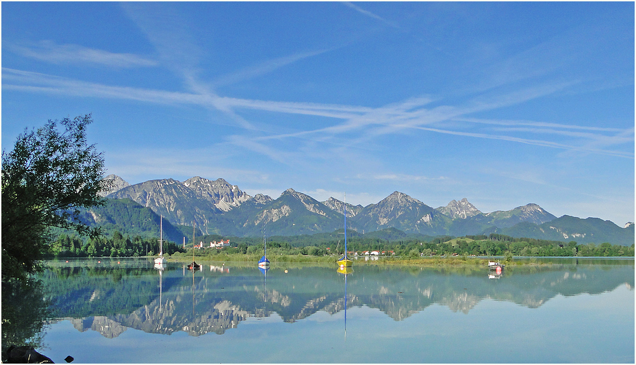 Panorama am Forggensee