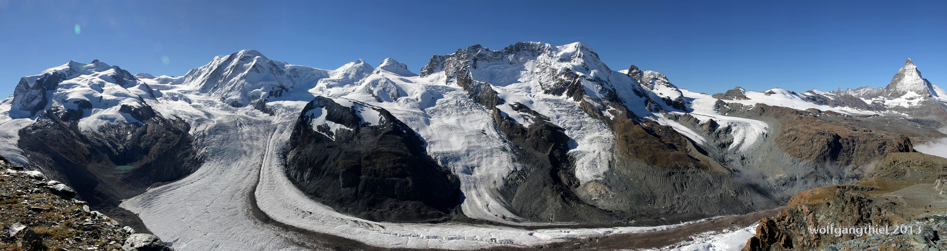 Panorama am Gornergrat - 1