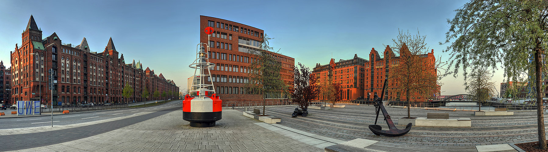 Panorama am Internationalen Maritimen Museum - Hamburg