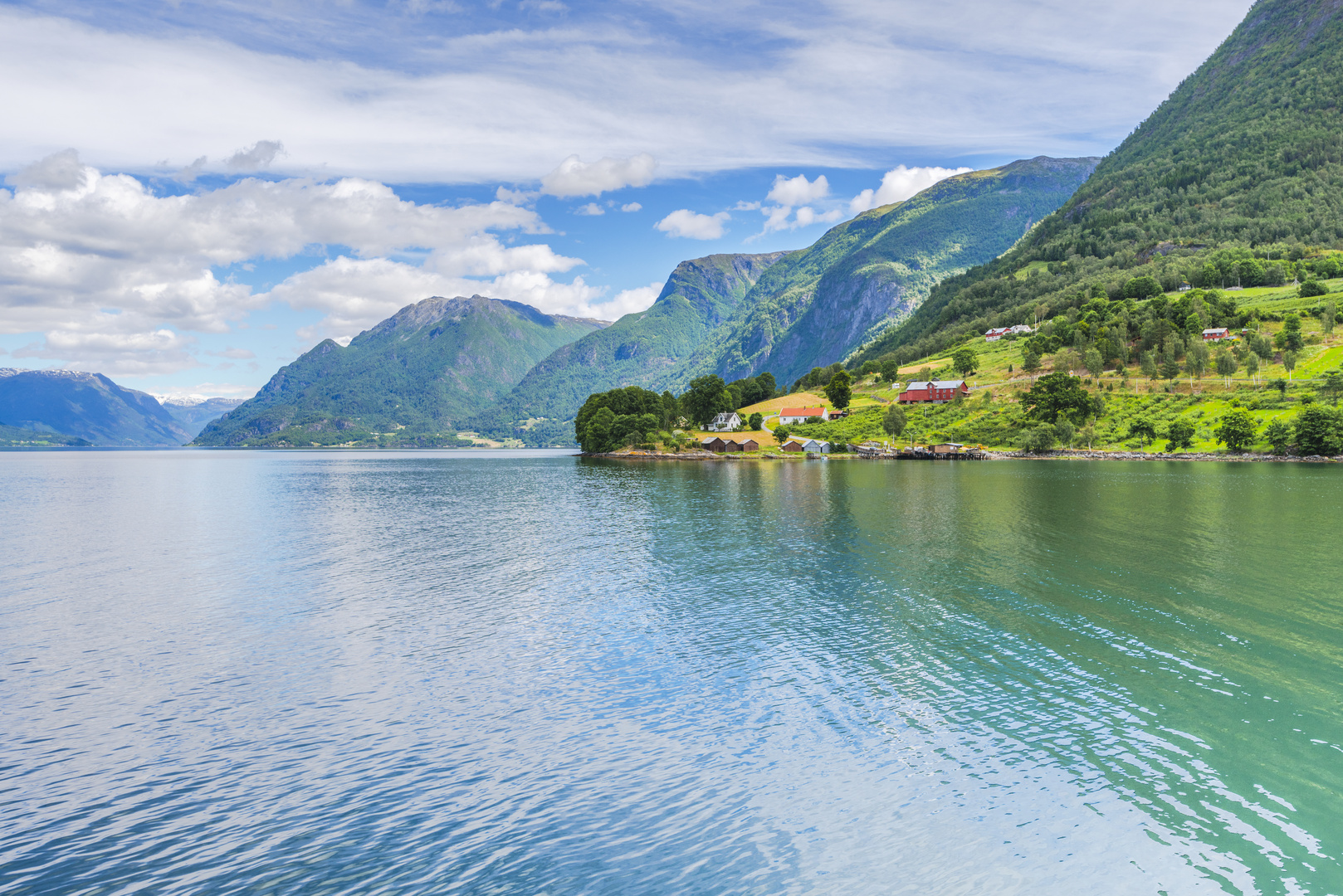 Panorama am Lustrafjord