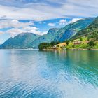 Panorama am Lustrafjord