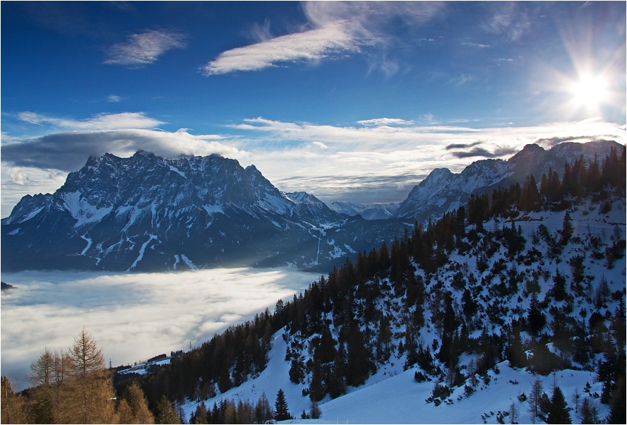 Panorama am Morgen