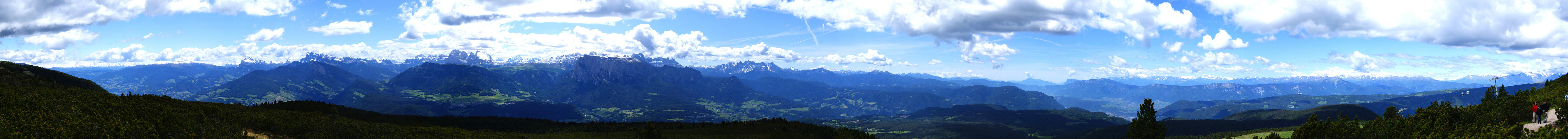 Panorama am Rittner Horn