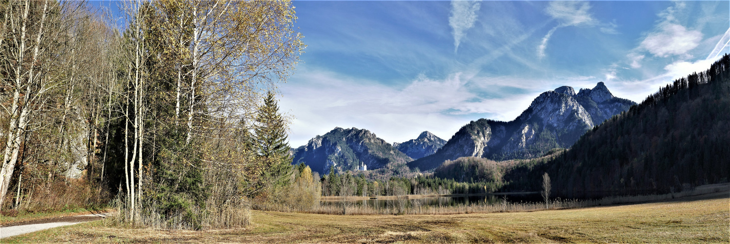 Panorama am Schwansee ...