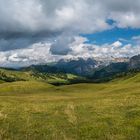 Panorama am Sella-Joch