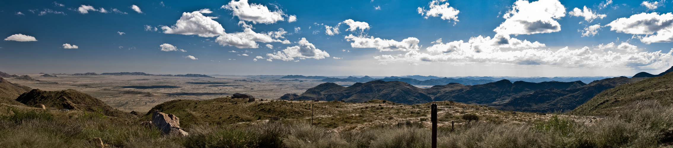 Panorama am Spreetshogtepass in Namibia