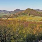 Panorama am steinigen Abgrund beim Ostryaufstieg zu Ostern 2019...