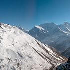 Panorama am Thorong La High Camp