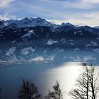 Panorama am Thuner See (Beatenberg bei Interlaken, Schweiz)