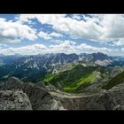 Panorama am Weg zum Peitlerkofel