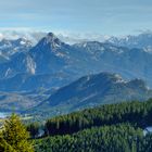  Panorama - Ammergebirge und Zugspitzmassiv 