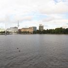 Panorama an der Hamburger Binnenalster (Ballindamm)