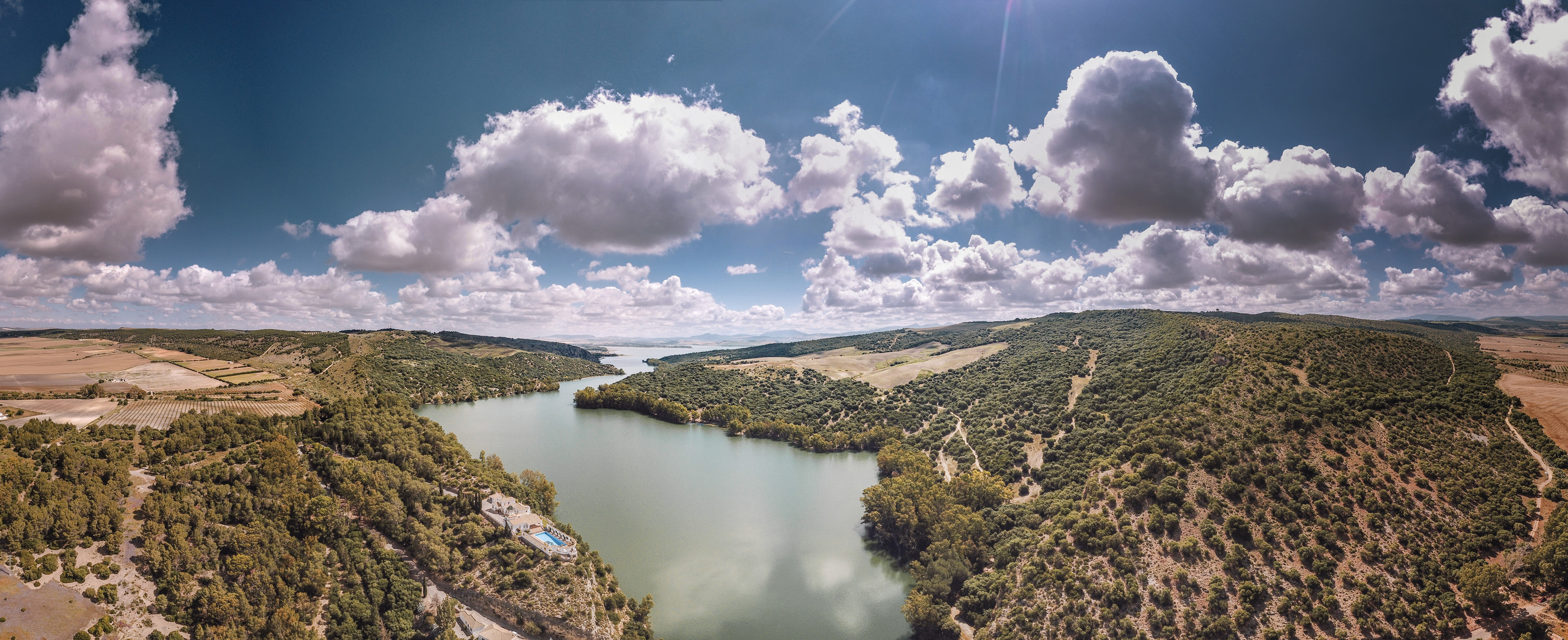 Panorama Andalusien / Bornos / Stausee