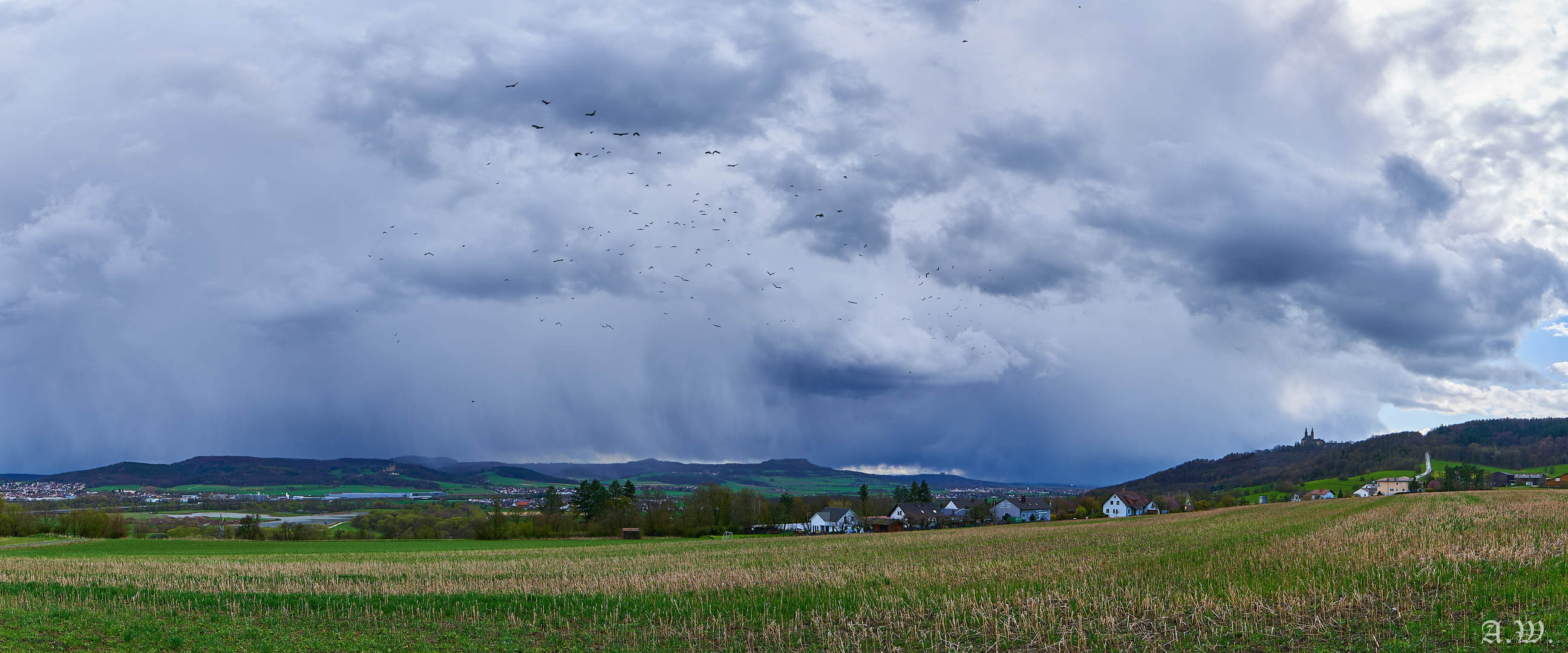 Panorama- Aprilwetter