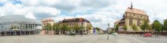 Panorama Aschaffenburg, Stadthalle, VHS,Jesuitenkirche