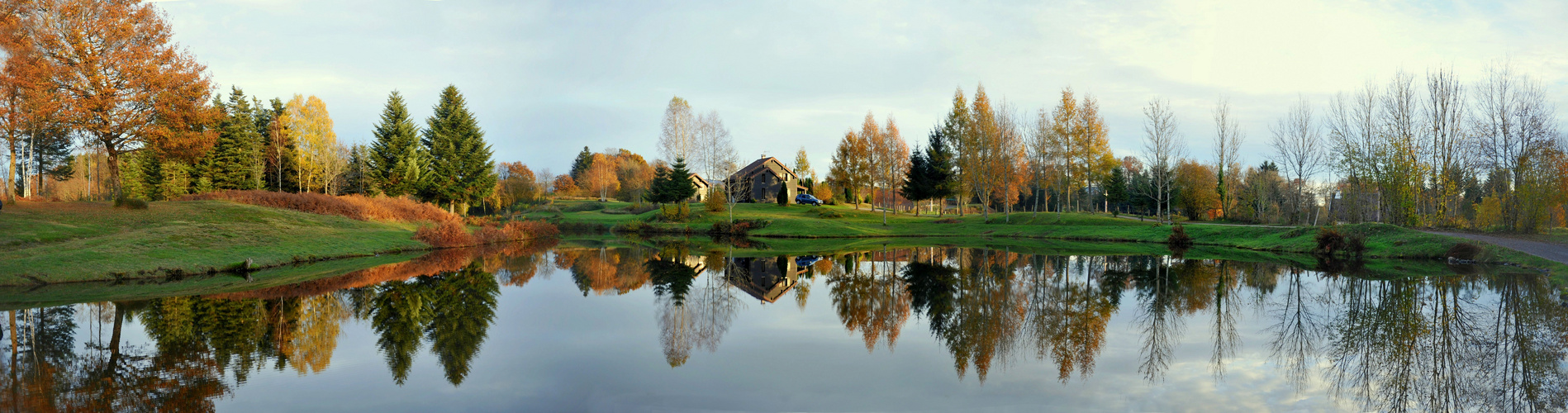 Panorama au " Rouillons " Plateau des Mille Etangs - Haute Saône