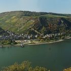 Panorama auf Bacharach im Mittelrheintal