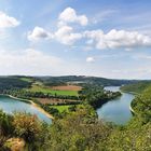 Panorama auf den Obersauerstausee bei Lultzhausen