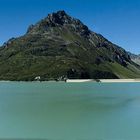 Panorama auf der Bieler Höhe, Silvretta Stausee