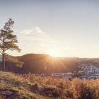 Panorama auf der schwäbischen Alb - Blick auf Albstadt - Tailfingen