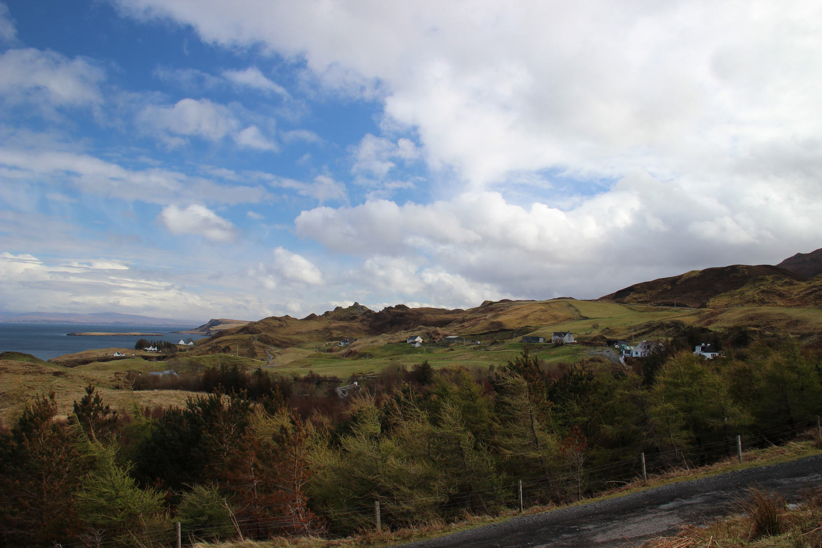 Panorama auf "Isle of Skye" (Schottland)