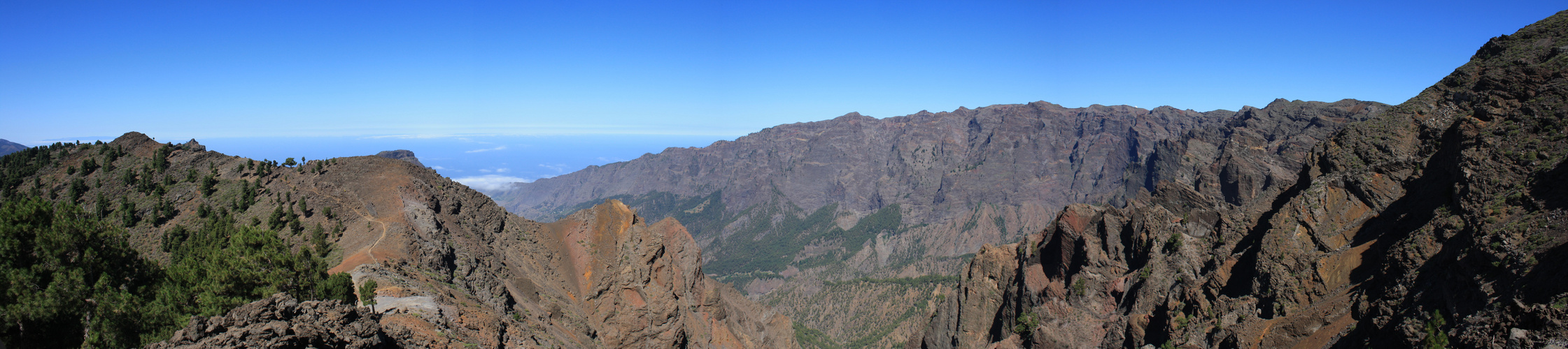 Panorama auf La Palma