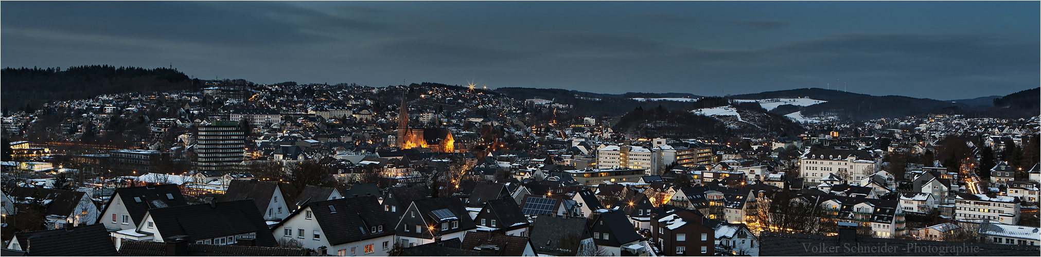 Panorama auf Olpe