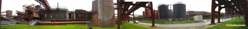 Panorama-Aufnahme der Kokerei Zollverein in Essen