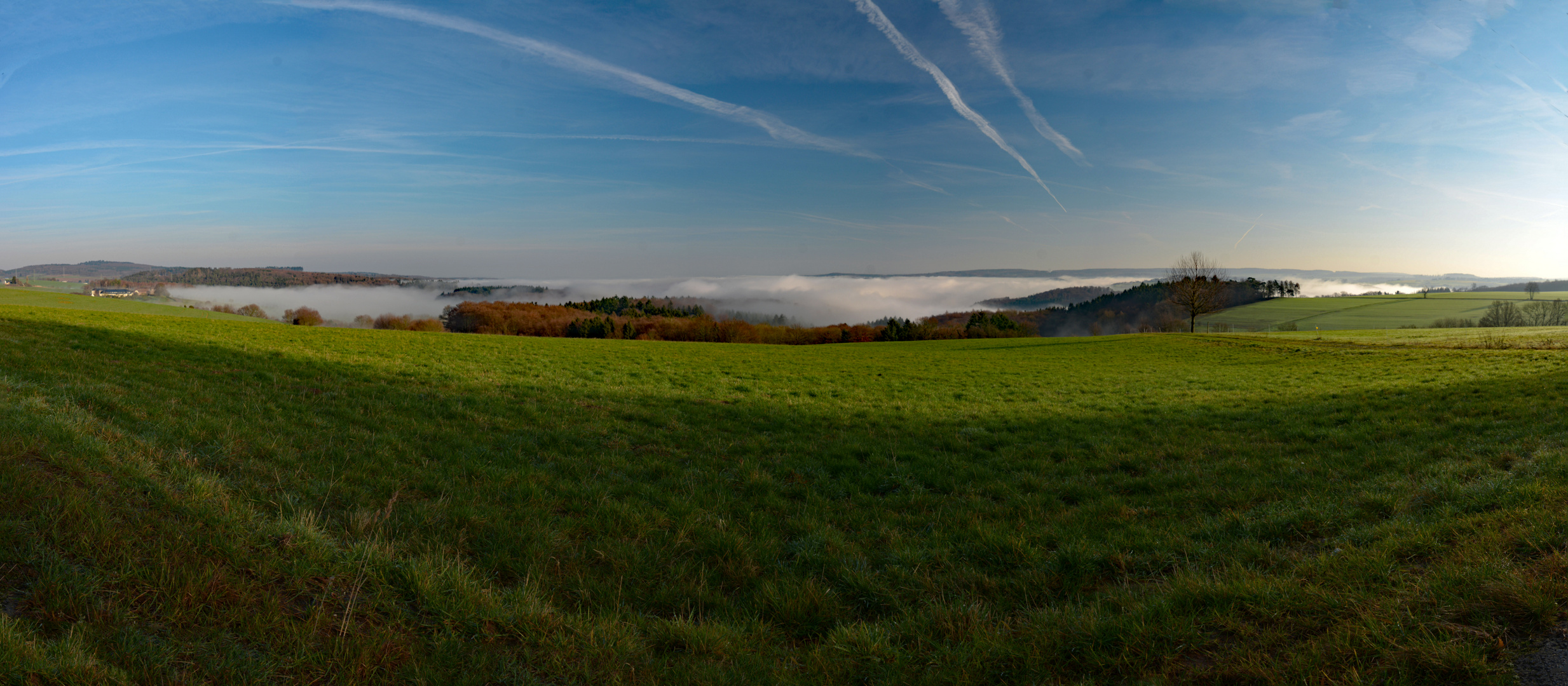 Panorama Aufnahme vom Lahntal