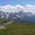 Panorama aufs Rosengarten-Massiv