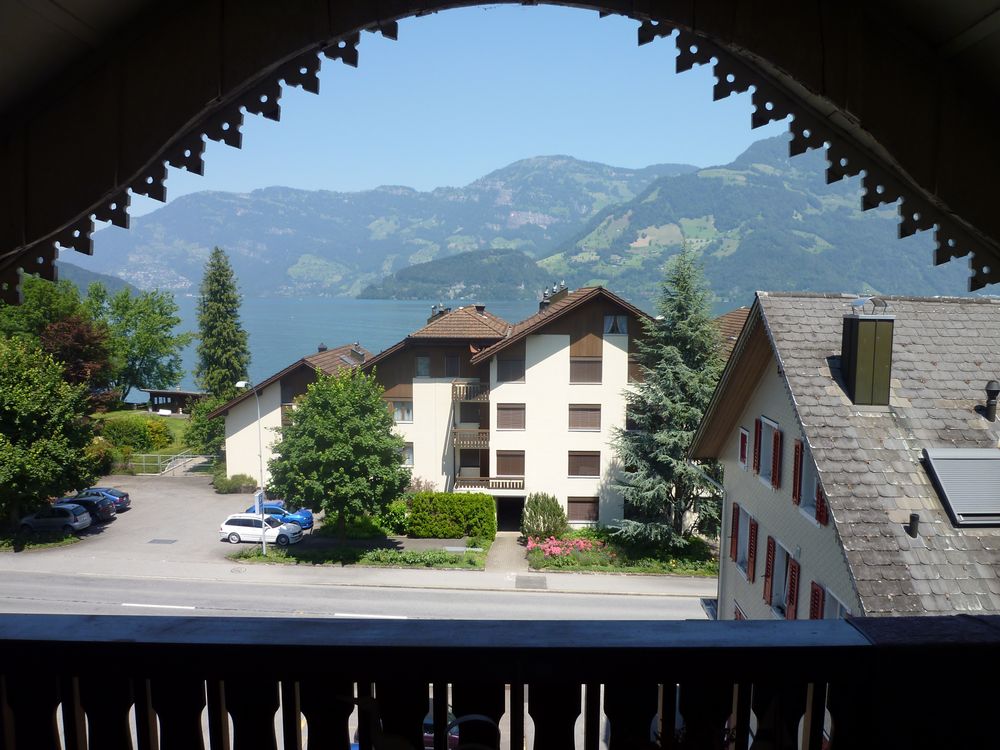 Panorama aus dem Dachbalkon