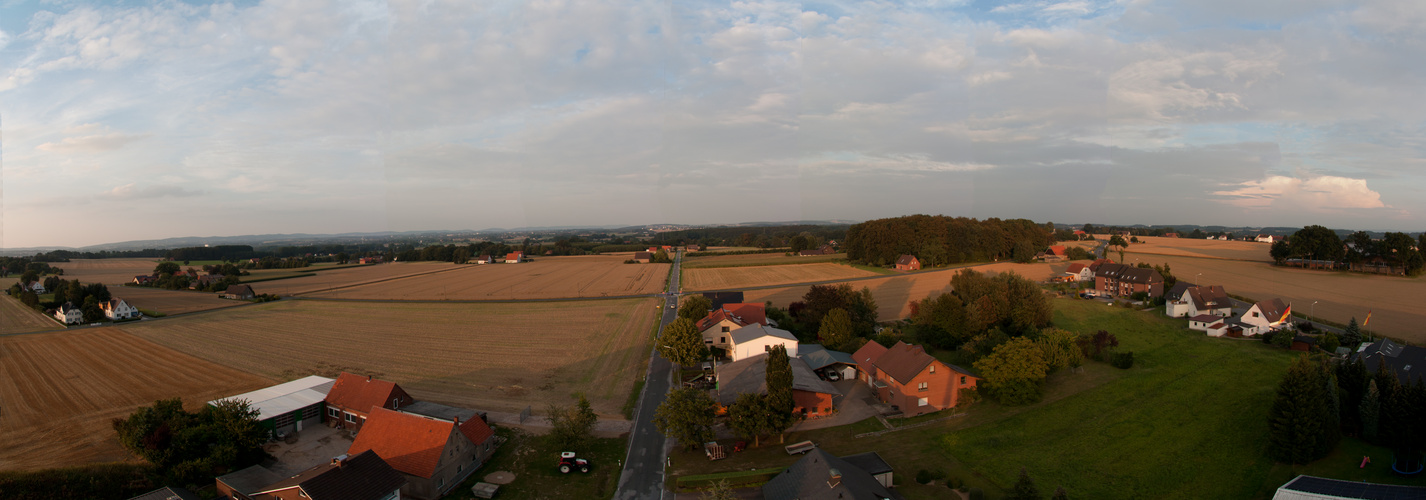 Panorama aus der Drehleiter