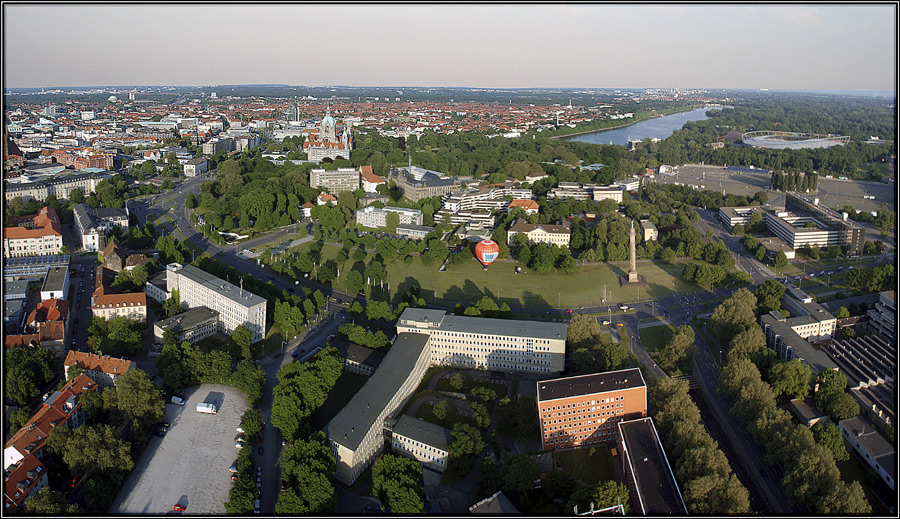 Panorama aus der Luft ...