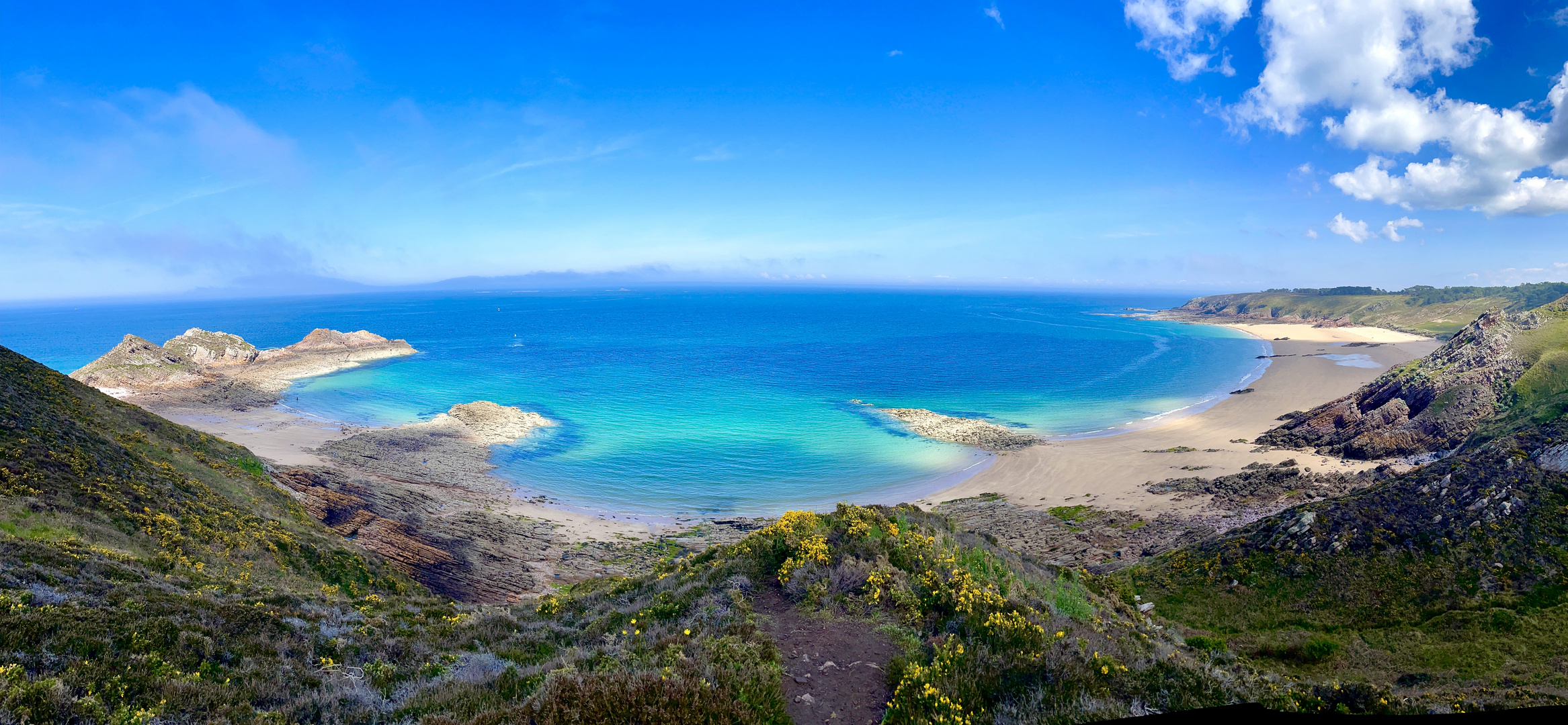 Panorama Ausblick vom Cap d‘Erquy