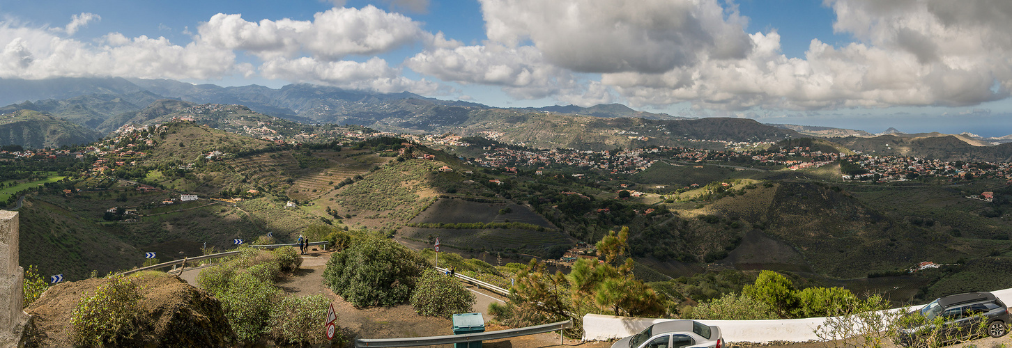 Panorama-Aussicht Richtung Nord/Westen vom Pico De Bandama - Gran Canaria