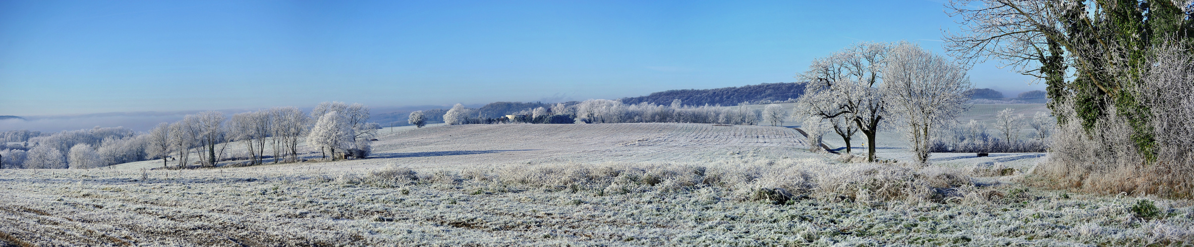 Panorama aux environs de Passenans le 6 janvier 2015