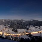 Panorama bei Vollmond