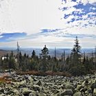 panorama: beim Abstieg zum Lusen Schutzhaus